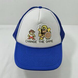 Vintage Otto Nintendo 8 Bit Game Themed Baseball Hat Pixel Trucker Mesh SnapBack
